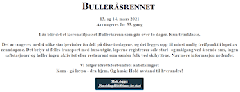Påmeldinga til årets Bulleråsrenn er ÅPNET